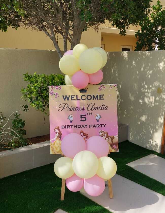 Belle theme birthday party-1