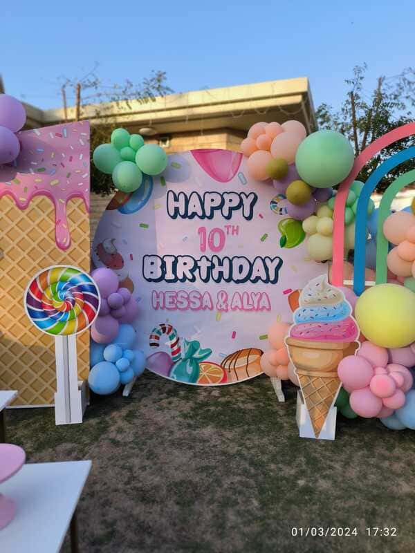 Candy Land theme Birthday Party