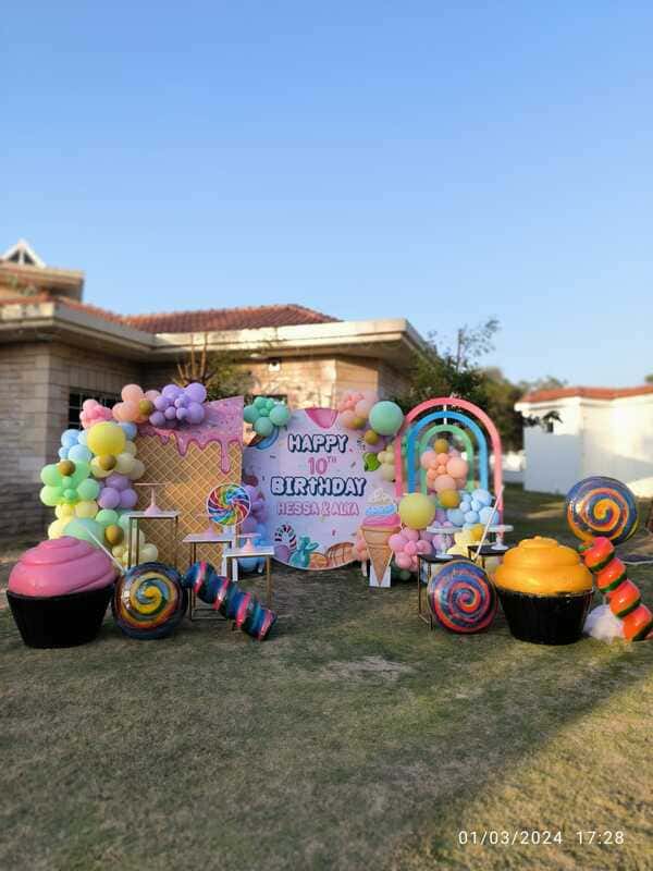 Candy Land theme Birthday Party-2